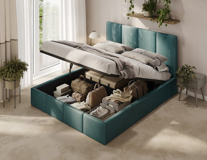 Polsterbett Veluna Lift T09 W3 Türkis