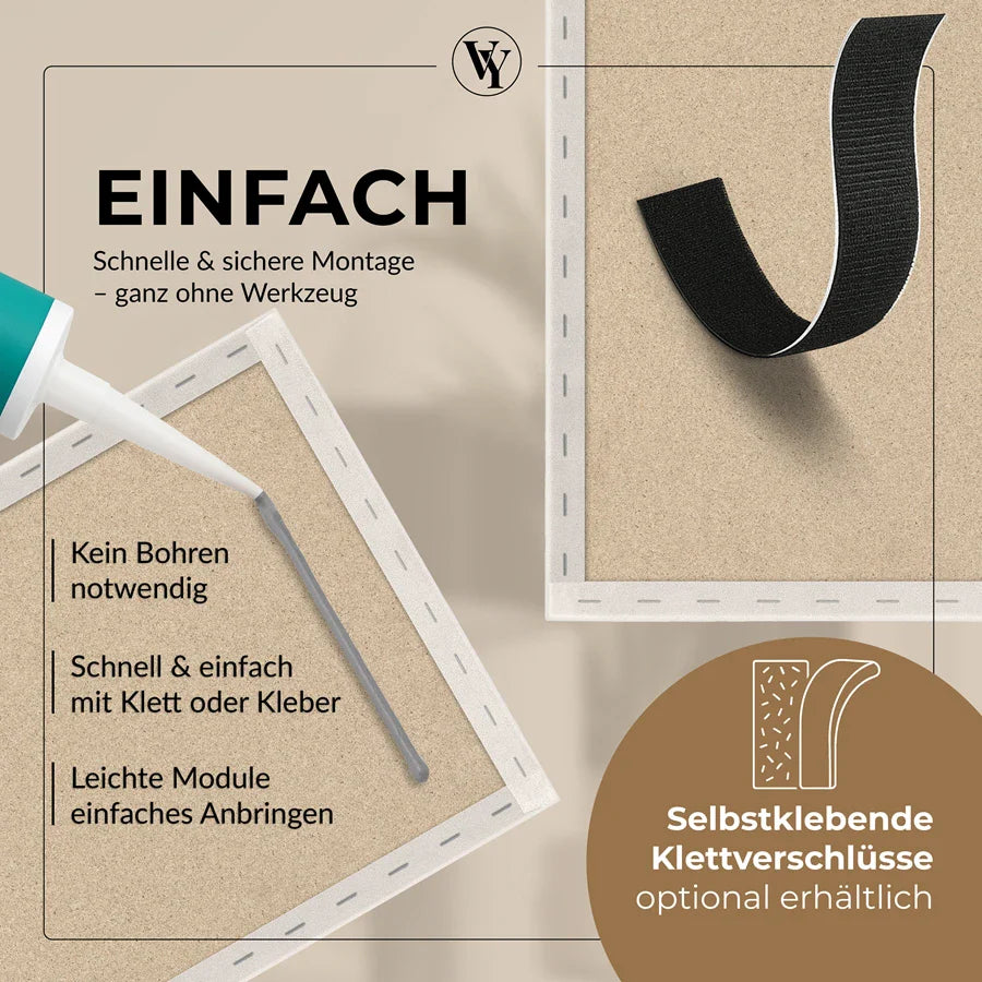 Wandkissen Quadrat | Ecru T07 Velours